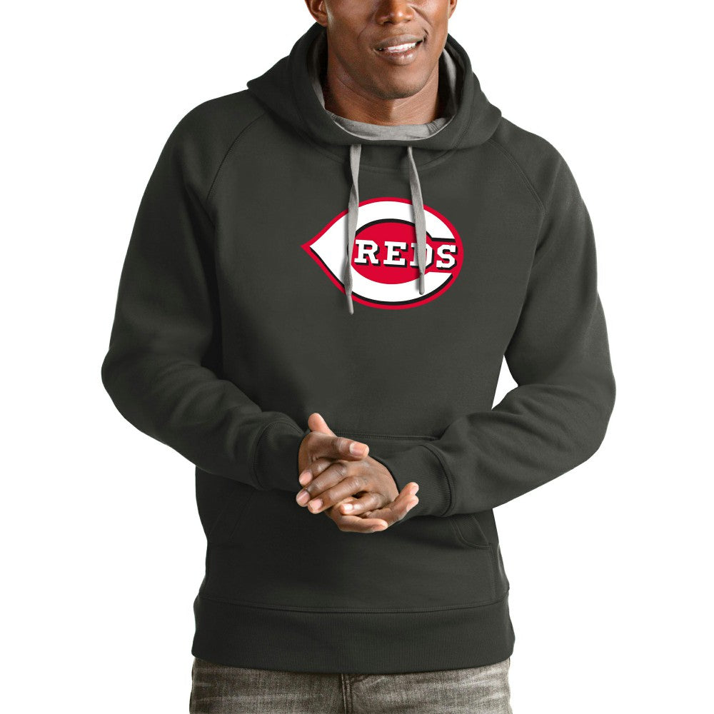 Cincinnati Reds Antigua Victory Pullover Team Logo Hoodie Near Me