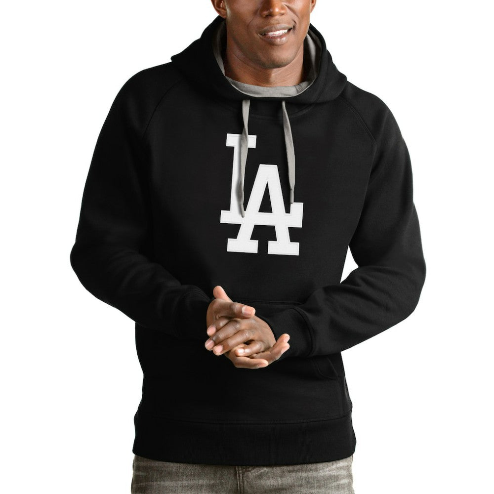 Los Angeles Dodgers Antigua Victory Pullover Team Logo Hoodie Outlet