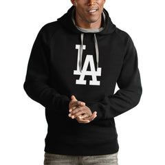 Los Angeles Dodgers Antigua Victory Pullover Team Logo Hoodie Outlet
