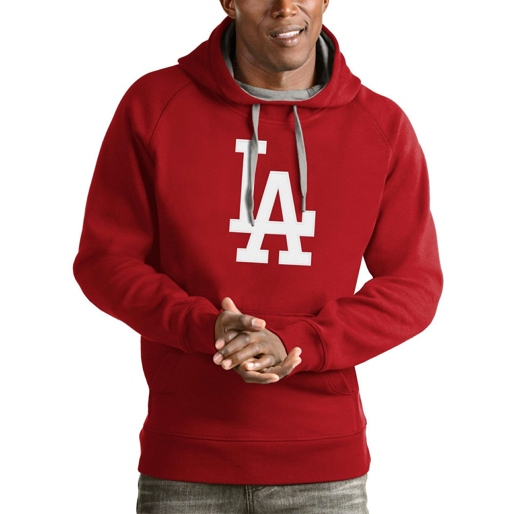 Los Angeles Dodgers Antigua Victory Pullover Team Logo Hoodie Online