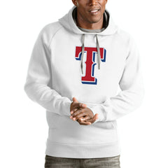 Texas Rangers Antigua Victory Pullover Team Logo Hoodie Outlet