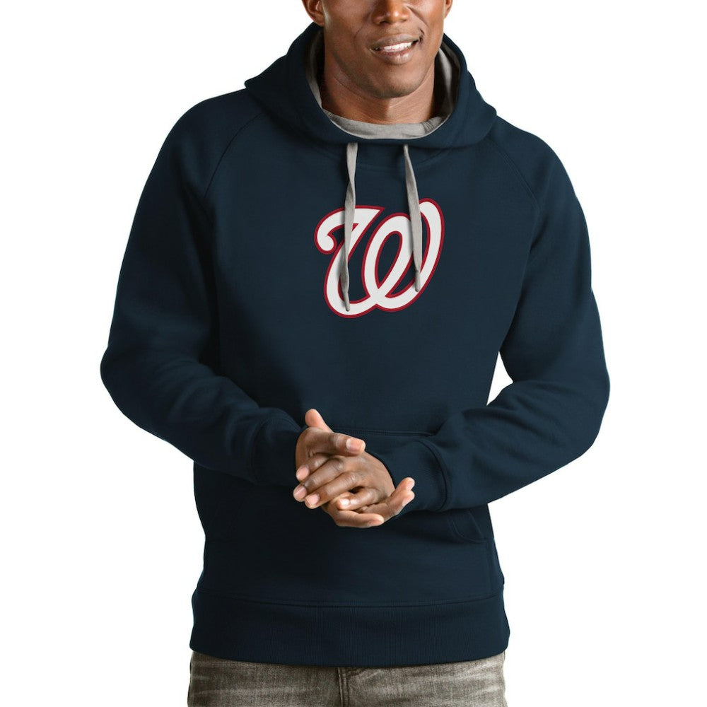 Washington Nationals Antigua Victory Pullover Team Logo Hoodie for sale