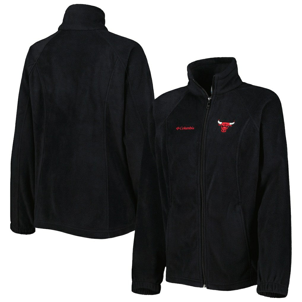 Columbia Chicago Bulls Women's Benton Springs Raglan Full-Zip Jacket Black