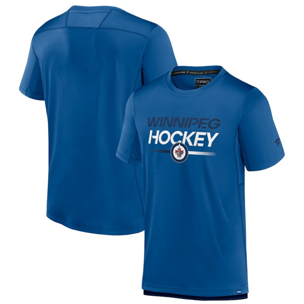 Winnipeg Jets Fanatics Authentic Pro Tech T-Shirt - Blue | Fanatics sale