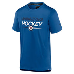 Winnipeg Jets Fanatics Authentic Pro Tech T-Shirt - Blue | Fanatics sale