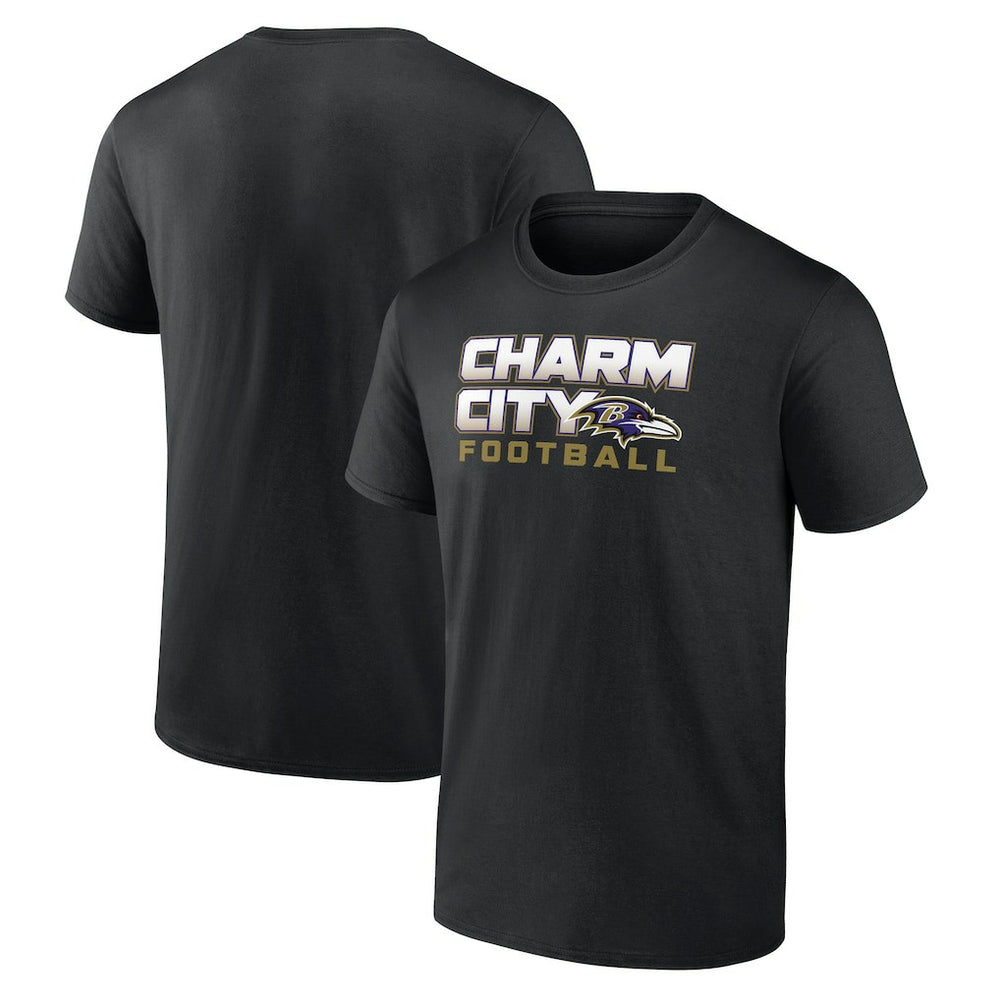 Baltimore Ravens Hometown Collection Sweep T-Shirt - Black - NFL