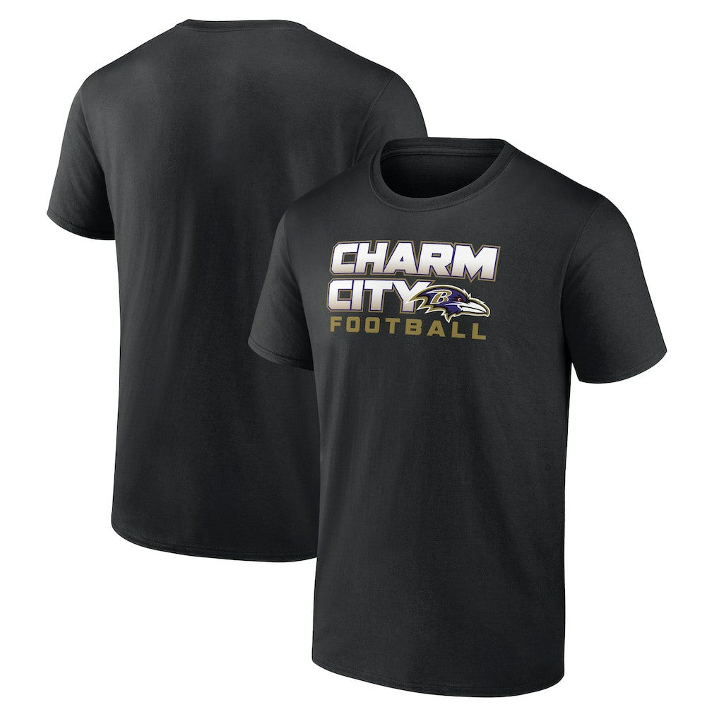 Baltimore Ravens Hometown Collection Sweep T-Shirt - Black - NFL