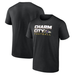 Baltimore Ravens Hometown Collection Sweep T-Shirt - Black - NFL