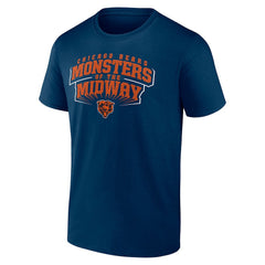 Chicago Bears Hometown Collection Sweep T-Shirt - Navy - NFL