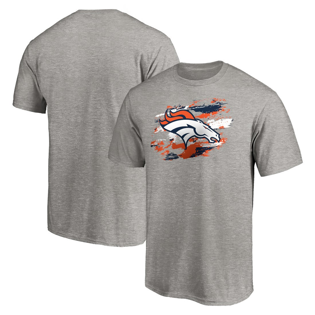 Denver Broncos True Color T-Shirt - Heather Gray - NFL