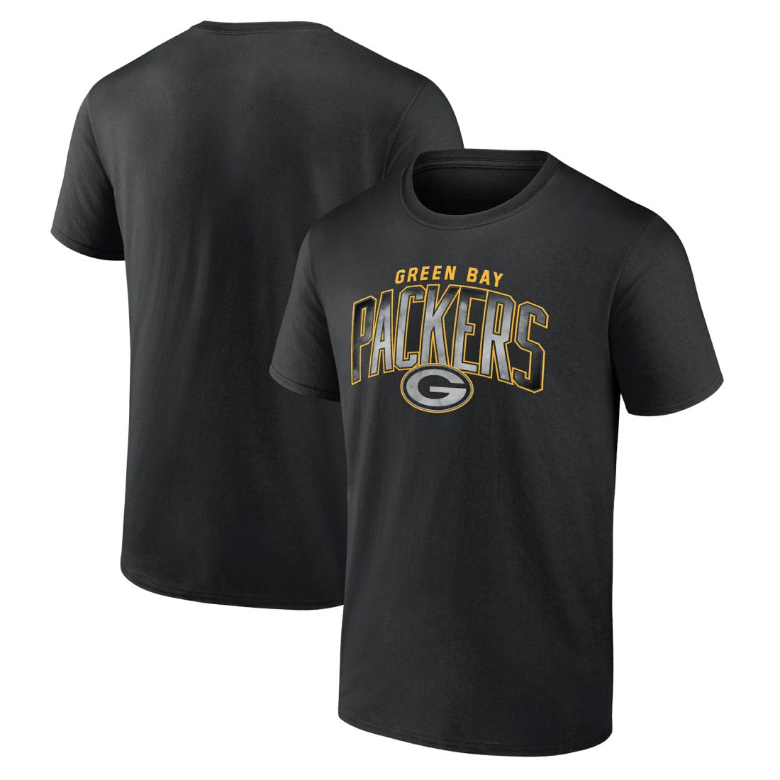 Green Bay Packers Smoke Arch T-Shirt - Black - NFL