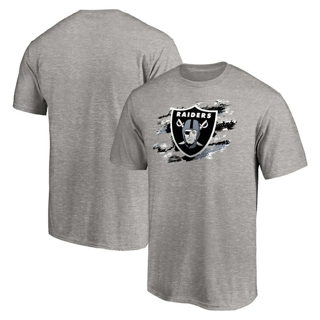 Las Vegas Raiders True Color T-Shirt - Heather Gray - NFL