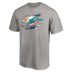 Miami Dolphins True Color T-Shirt - Heather Gray - NFL