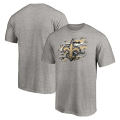 New Orleans Saints True Color T-Shirt - Heather Gray - NFL