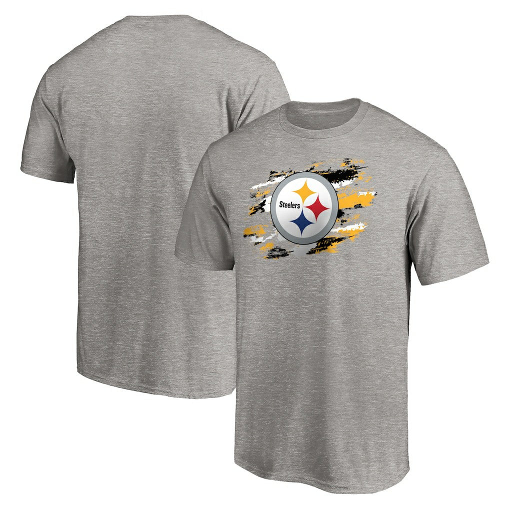 Pittsburgh Steelers True Color T-Shirt - Heather Gray - NFL
