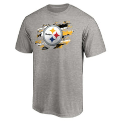 Pittsburgh Steelers True Color T-Shirt - Heather Gray - NFL