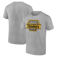 Pittsburgh Steelers Hometown Collection Hot Route T-Shirt - Heather Gray - NFL