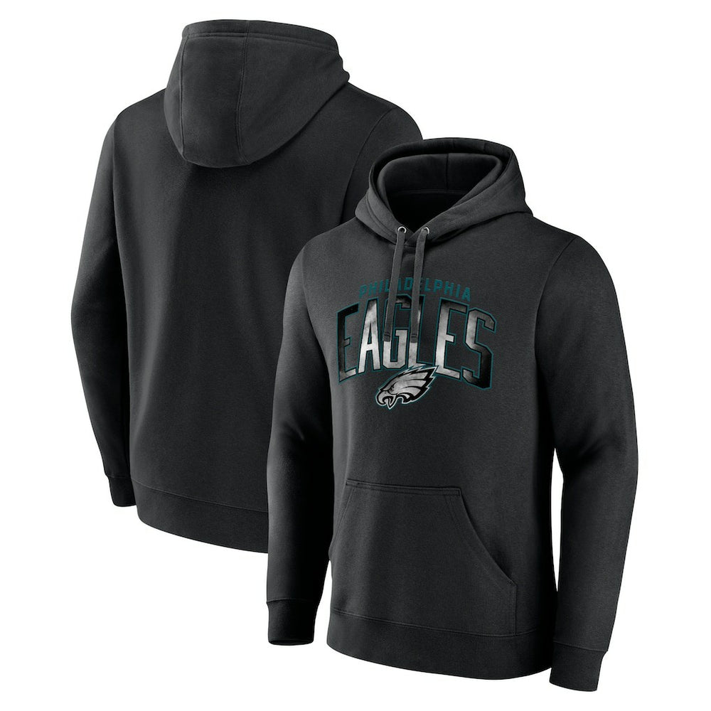 Philadelphia Eagles Smoke Arch Pullover Hoodie - Black - NFL