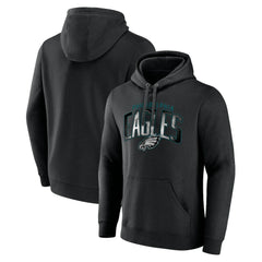 Philadelphia Eagles Smoke Arch Pullover Hoodie - Black - NFL