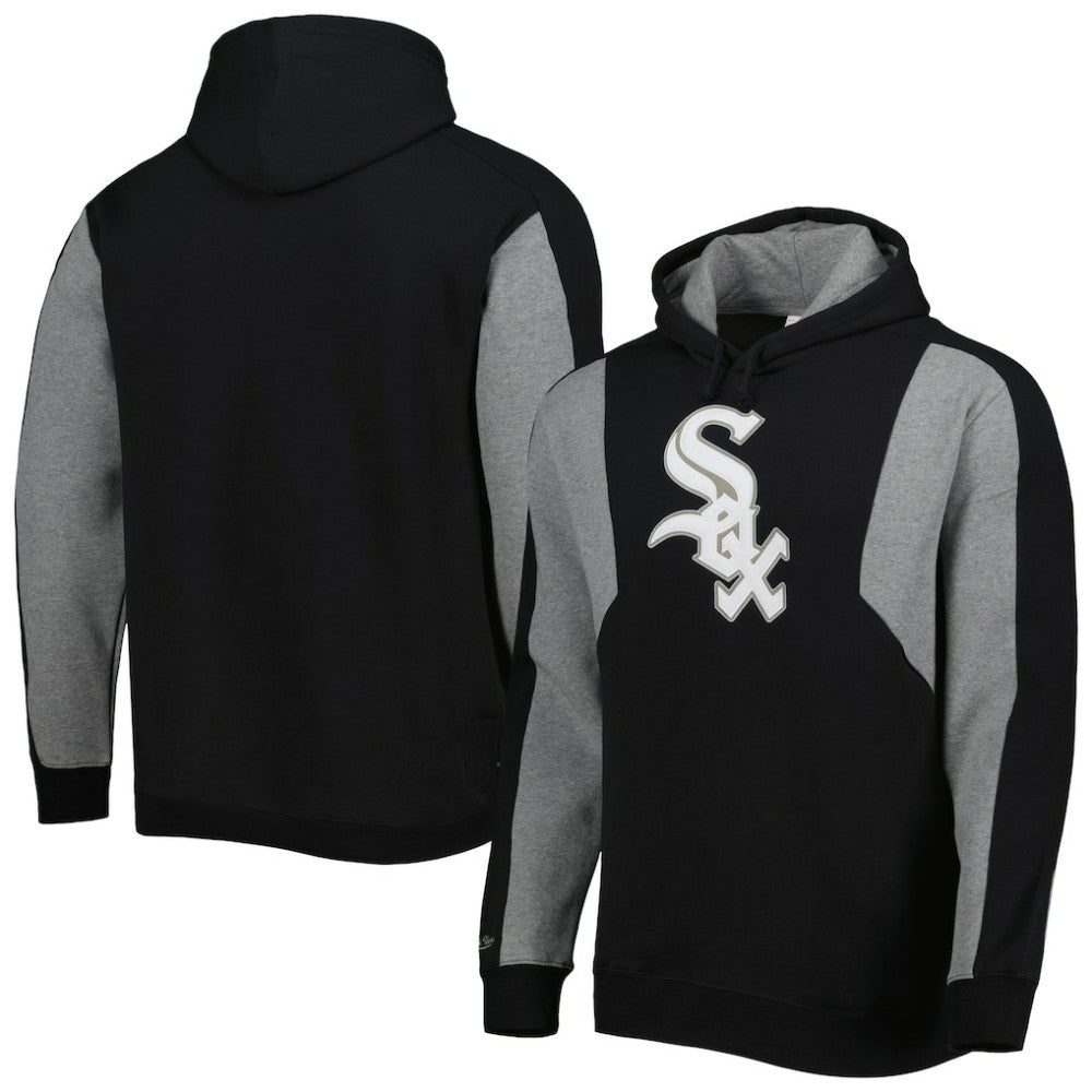 Chicago White Sox Mitchell & Ness Colorblocked Fleece Pullover Hoodie Near Me