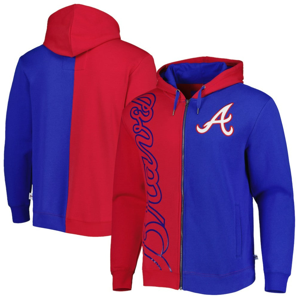 Atlanta Braves Mitchell & Ness Fleece Full-Zip Hoodie Near Me