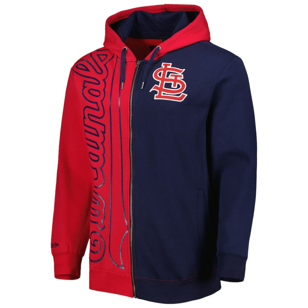 St. Louis Cardinals Mitchell & Ness Fleece Full-Zip Hoodie for sale
