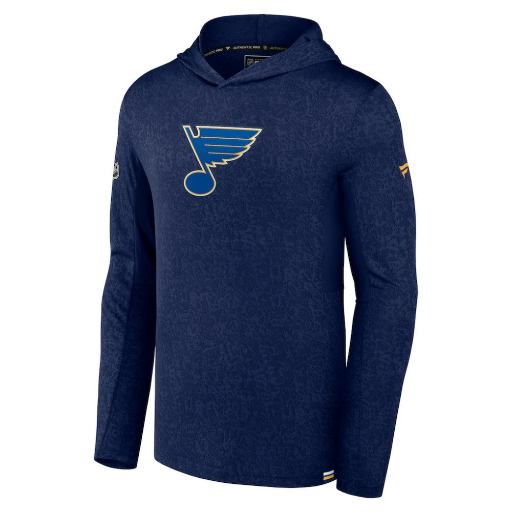 St. Louis Blues Fanatics Authentic Pro Lightweight Pullover Hoodie - Navy | Fanatics Clearance