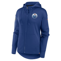 Edmonton Oilers Fanatics Women's Authentic Pro Scuba Full-Zip Hoodie - Royal | Fanatics online