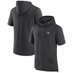 Pittsburgh Penguins Fanatics Authentic Pro Short Sleeve Pullover Hoodie - Heather Charcoal | Fanatics Lifestyle