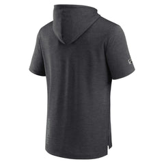 Pittsburgh Penguins Fanatics Authentic Pro Short Sleeve Pullover Hoodie - Heather Charcoal | Fanatics Lifestyle