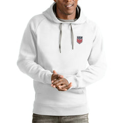 USMNT Antigua Victory Pullover Hoodie White