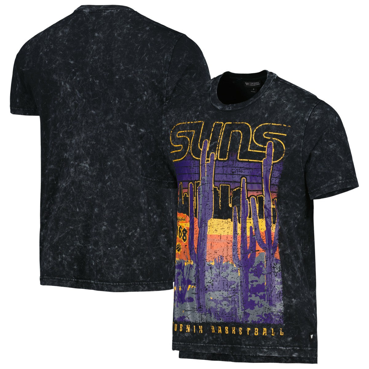Phoenix Suns The Wild Collective Unisex Band T-Shirt Black/Purple
