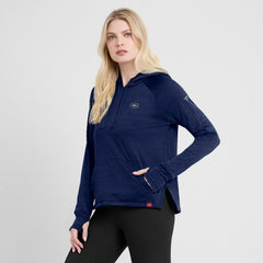 Montreal Canadiens Fanatics Women's Authentic Pro Pullover Hoodie - Heather Navy | Fanatics online