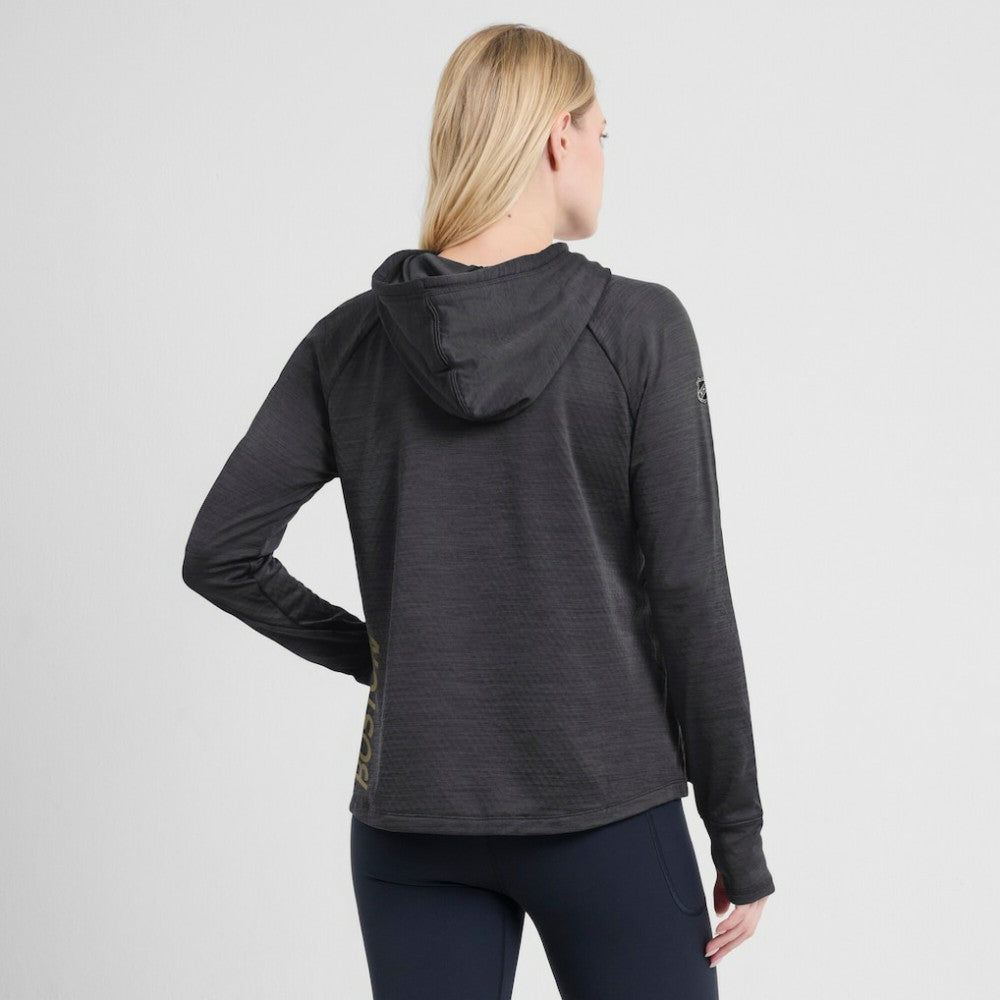 Boston Bruins Fanatics Women's Authentic Pro Pullover Hoodie - Heather Charcoal | Fanatics sale