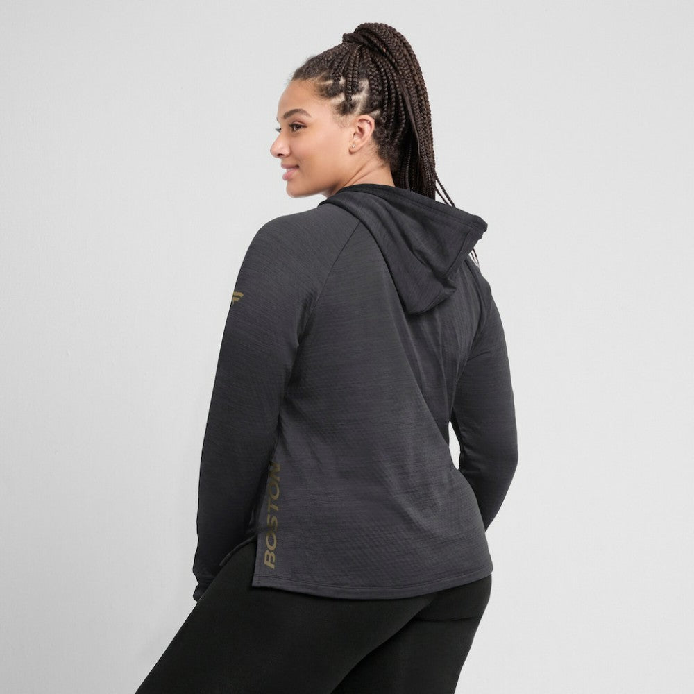 Boston Bruins Fanatics Women's Authentic Pro Pullover Hoodie - Heather Charcoal | Fanatics sale