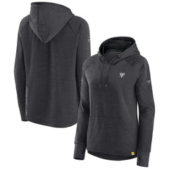 Pittsburgh Penguins Fanatics Women's Authentic Pro Pullover Hoodie - Heather Charcoal | Fanatics discount