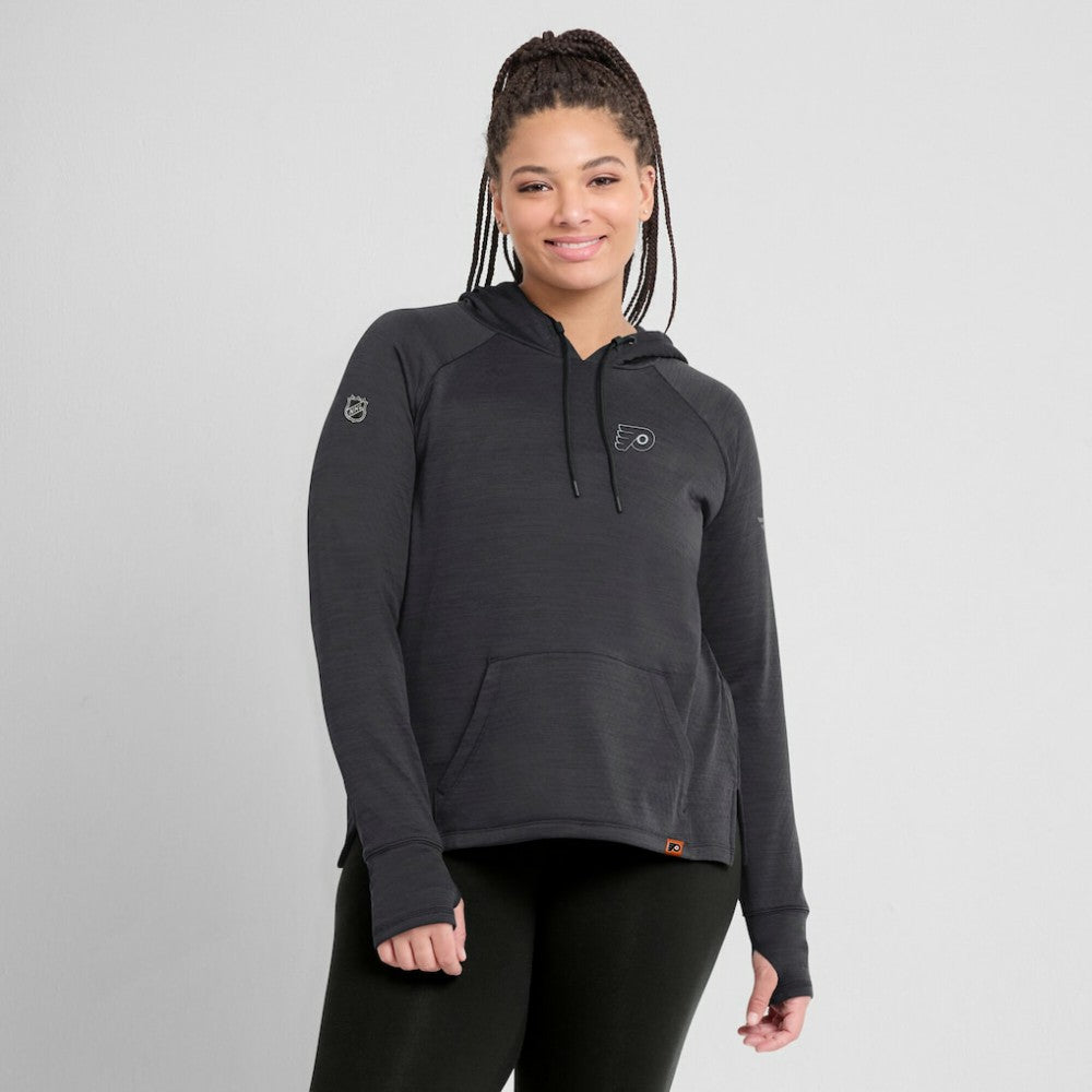 Philadelphia Flyers Fanatics Women's Authentic Pro Pullover Hoodie - Heather Charcoal | Fanatics sale