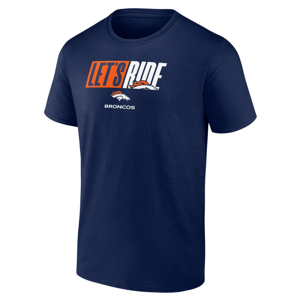 Denver Broncos Let's Ride T-Shirt - Navy - NFL