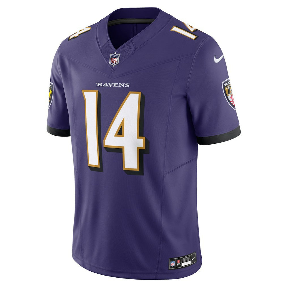 Kyle Hamilton Baltimore Ravens Vapor F.U.S.E. Limited Jersey - Purple - Nike