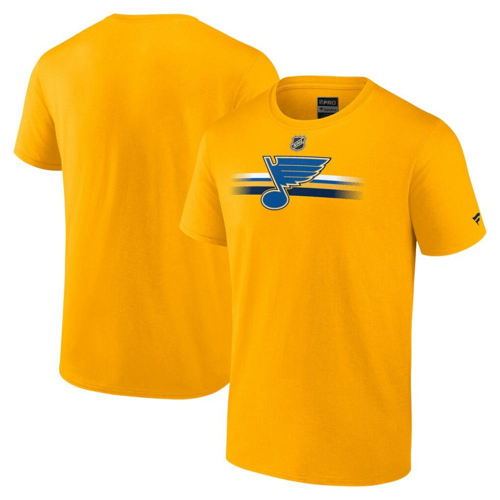 St. Louis Blues Fanatics Authentic Pro Secondary T-Shirt - Gold | Fanatics online