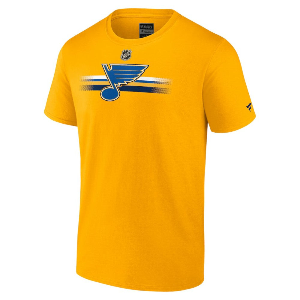 St. Louis Blues Fanatics Authentic Pro Secondary T-Shirt - Gold | Fanatics online
