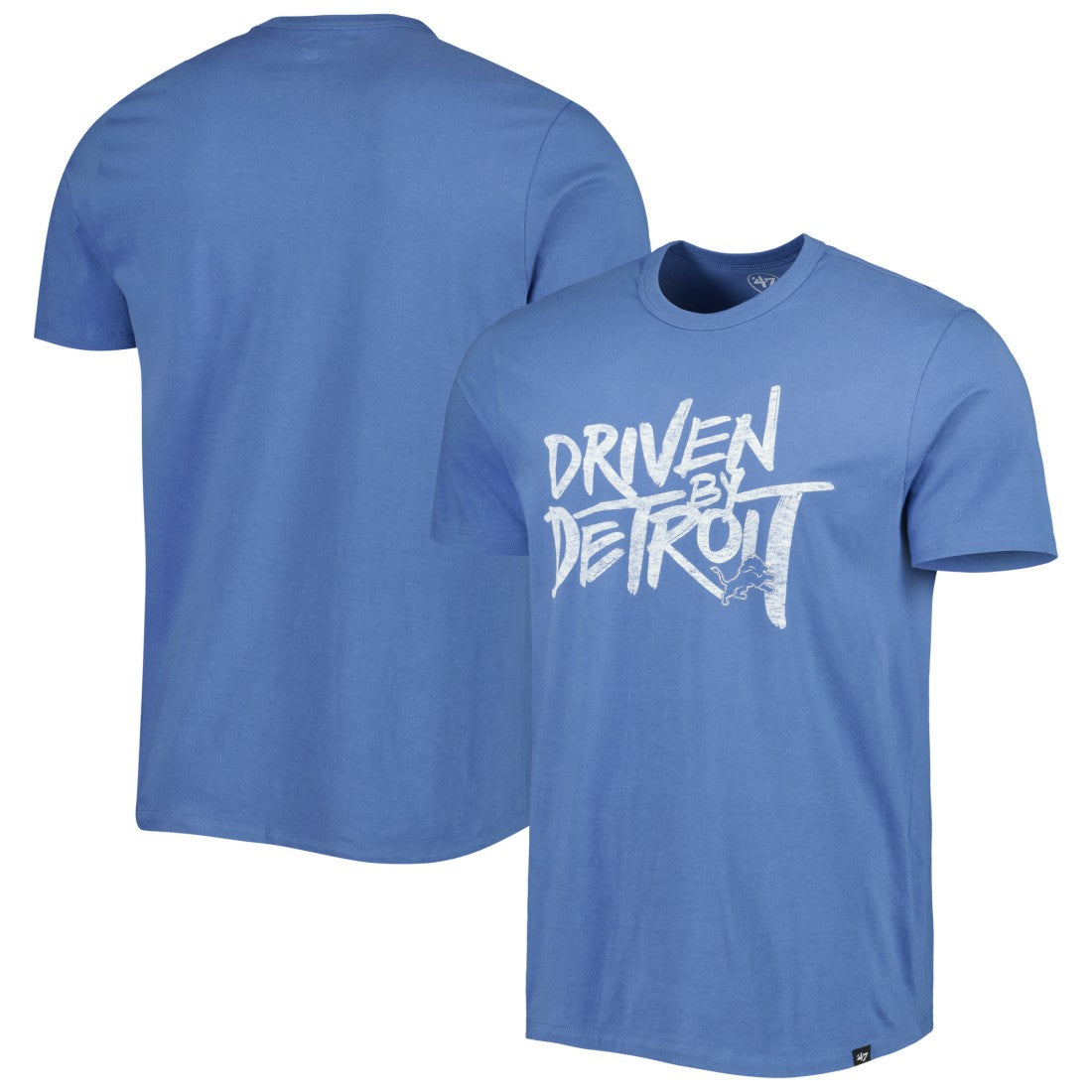 Detroit Lions '47 Driven by Detroit T-Shirt - Blue - 47 brand