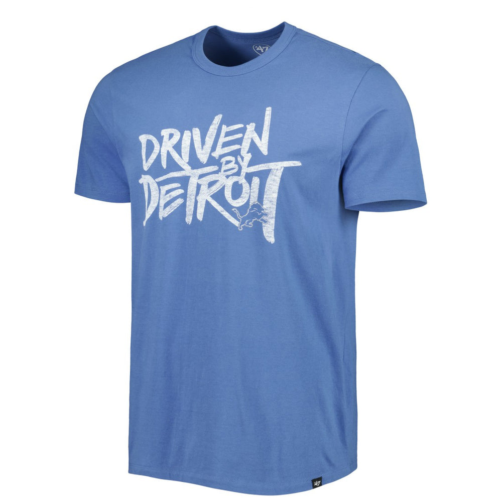 Detroit Lions '47 Driven by Detroit T-Shirt - Blue - 47 brand