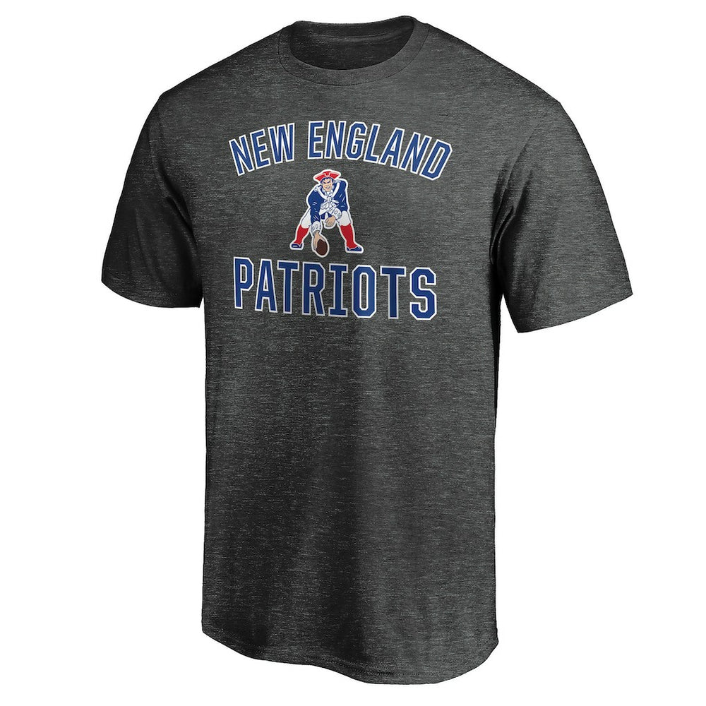 New England Patriots Victory Arch T-Shirt - Heather Charcoal - Fanatics