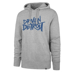 Detroit Lions '47 Driven by Detroit Pullover Hoodie - Gray - 47 brand