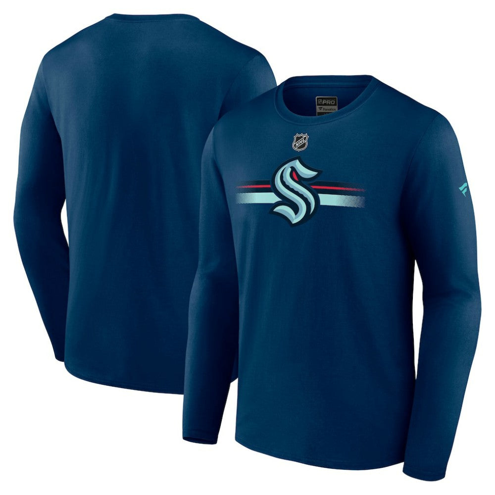 Seattle Kraken Fanatics Authentic Pro Secondary Long Sleeve T-Shirt - Deep Sea Blue | Fanatics sale