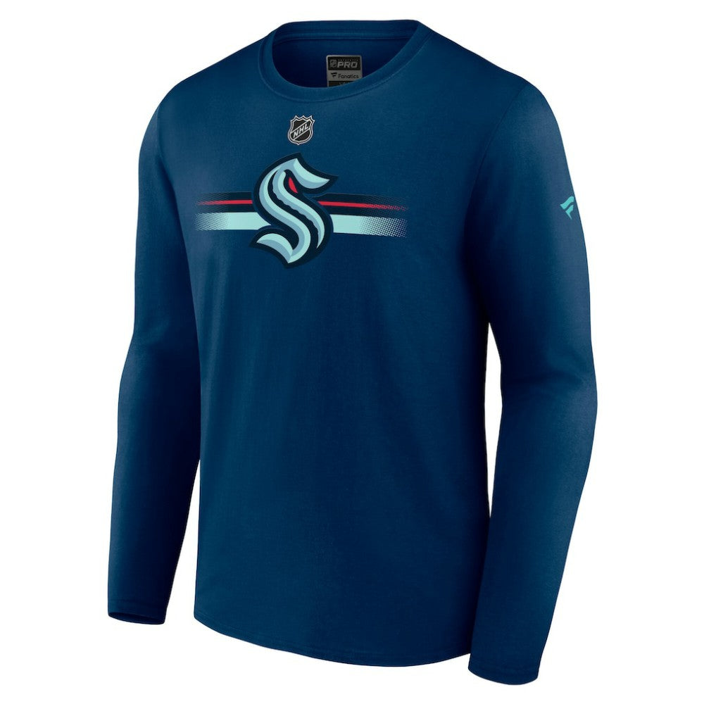 Seattle Kraken Fanatics Authentic Pro Secondary Long Sleeve T-Shirt - Deep Sea Blue | Fanatics sale