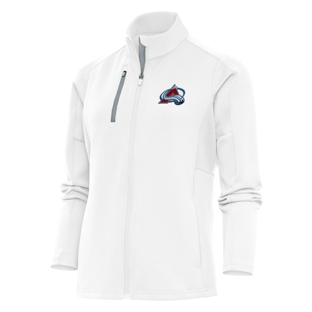 Colorado Avalanche Antigua Women's Team Logo Generation Full-Zip Jacket - White | NHL Clearance