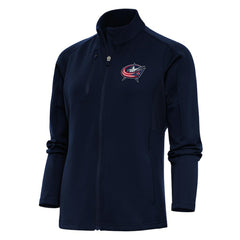 Columbus Blue Jackets Antigua Women's Team Logo Generation Full-Zip Jacket - Navy | NHL on sale