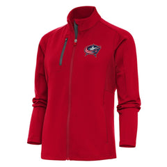 Columbus Blue Jackets Antigua Women's Team Logo Generation Full-Zip Jacket - Red | NHL online